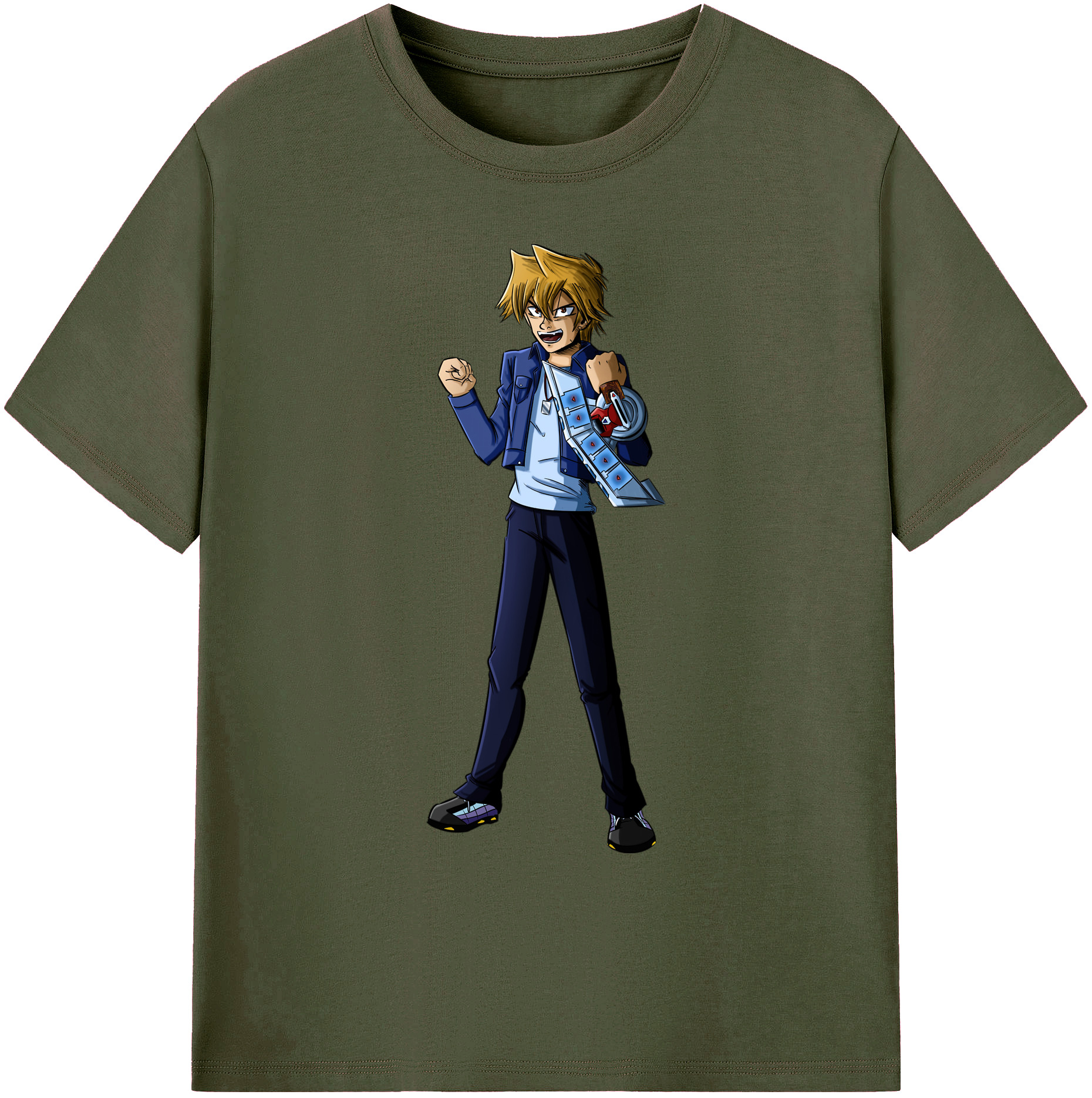 （画像用） 遊☆戯☆王 Yu-Gi-Oh! 綿100％ メンズ半袖Tシャツ｜肌触りやわらか＆通気性